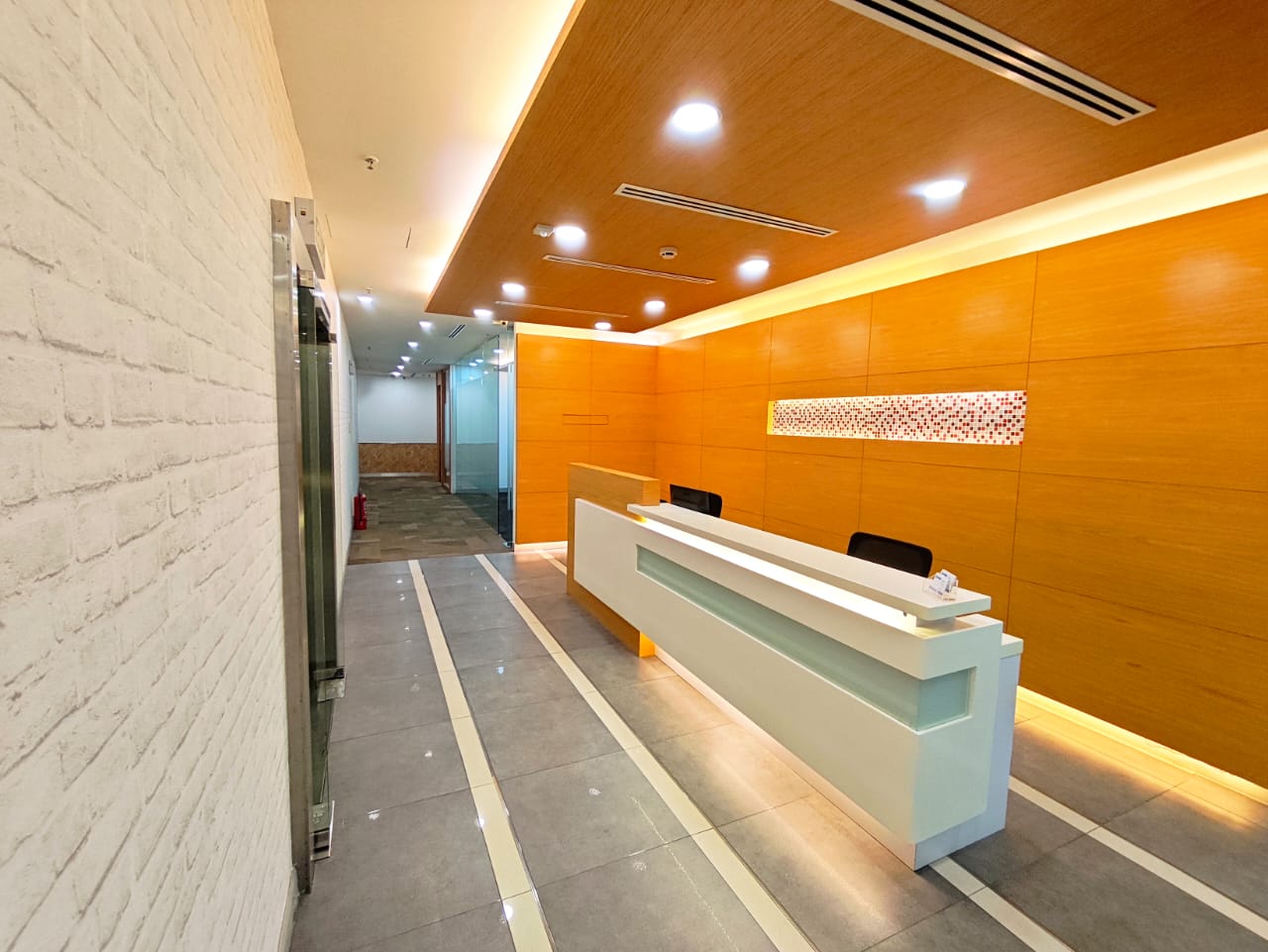 Reception and arrival lobby