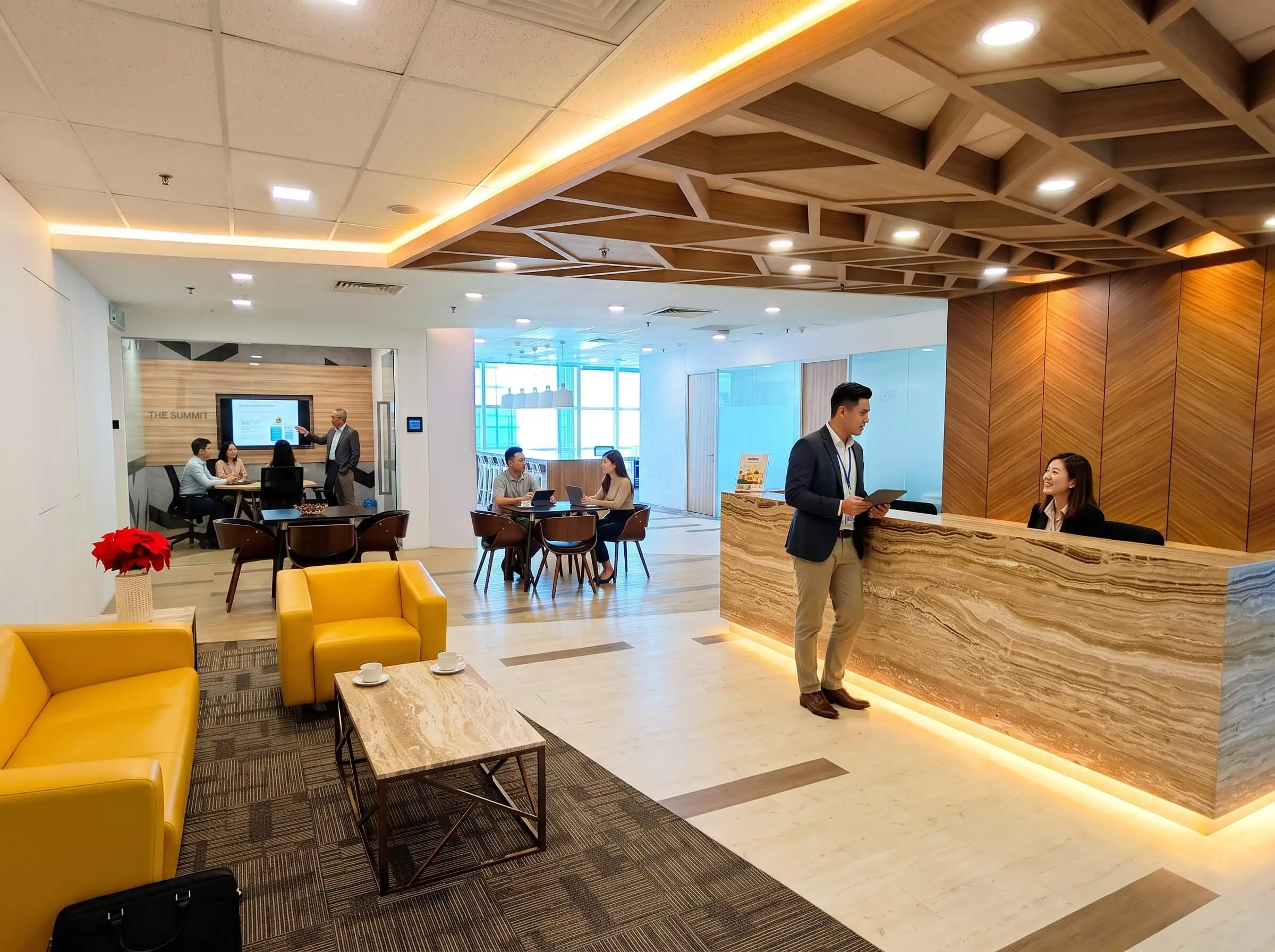Centennial Premium Office Workspace Lounge